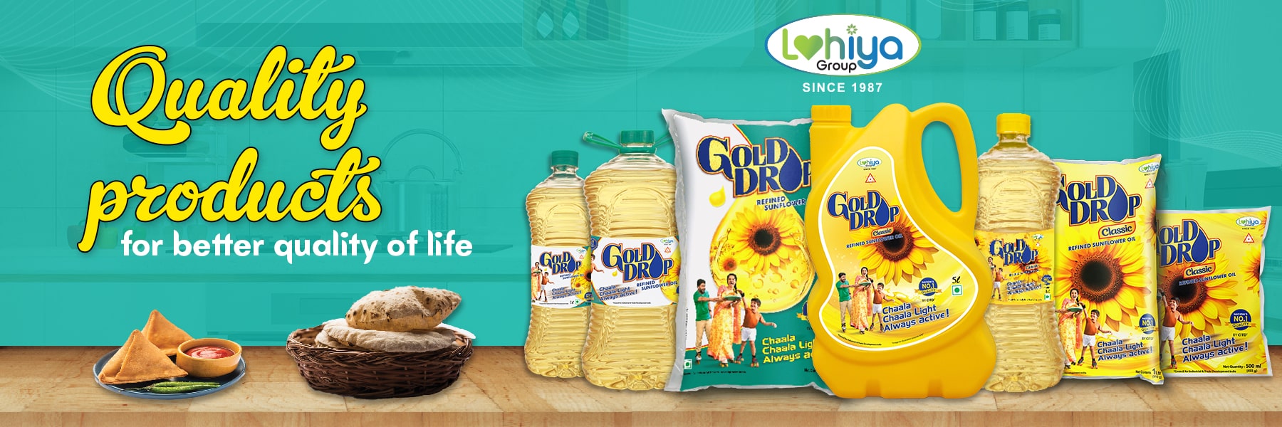 Gold drop Sunflower Oil